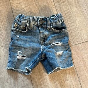 Cat & Jack Blue Distressed Denim Shorts